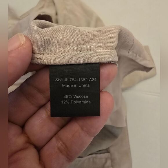 Jenni Kayne Jones Trouser Pants In Tan Size 14 - Picture 10 of 16